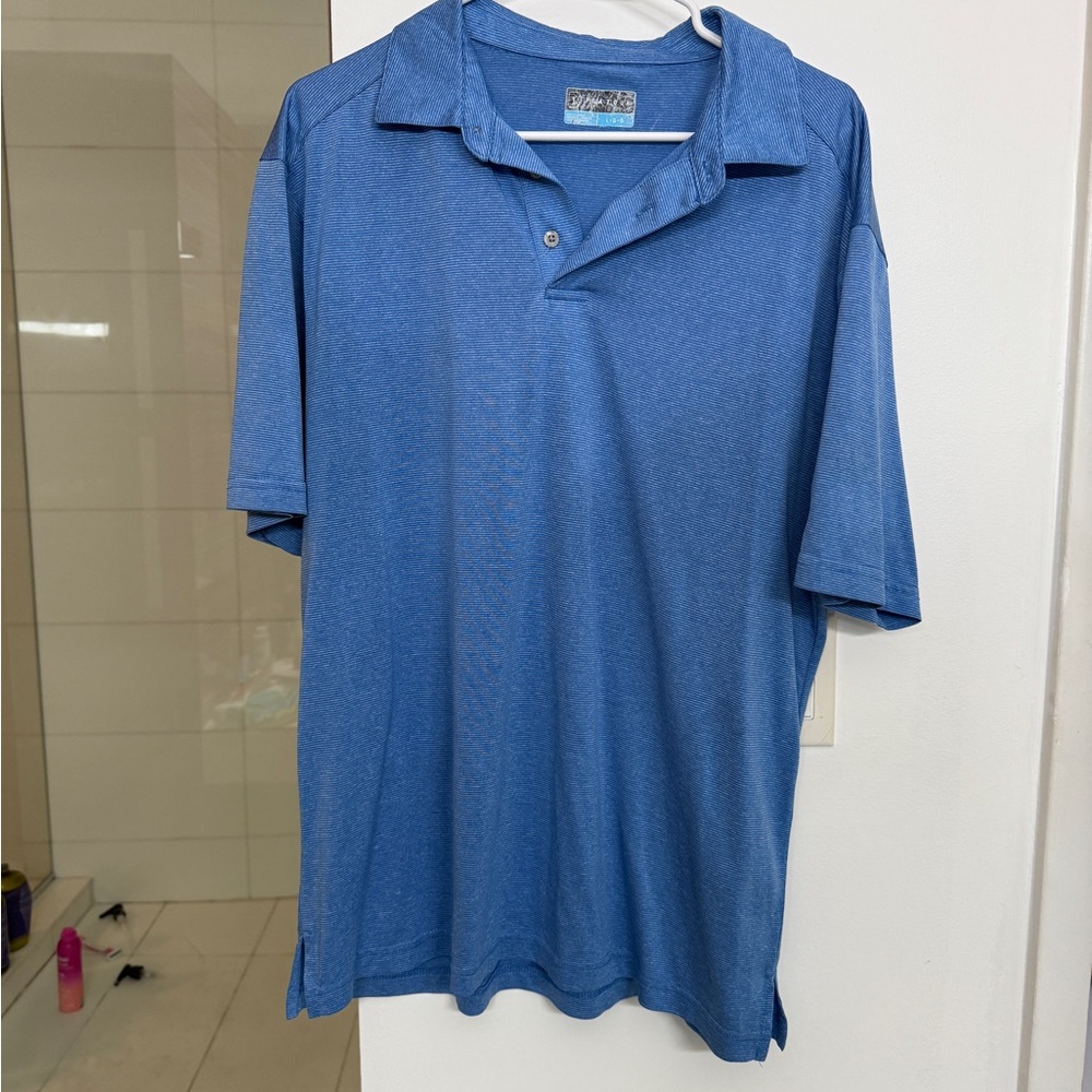 PGA Tour Men's Blue Polo Shirt